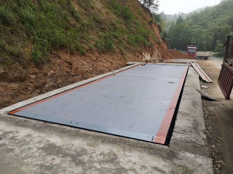 汽車衡安裝現場